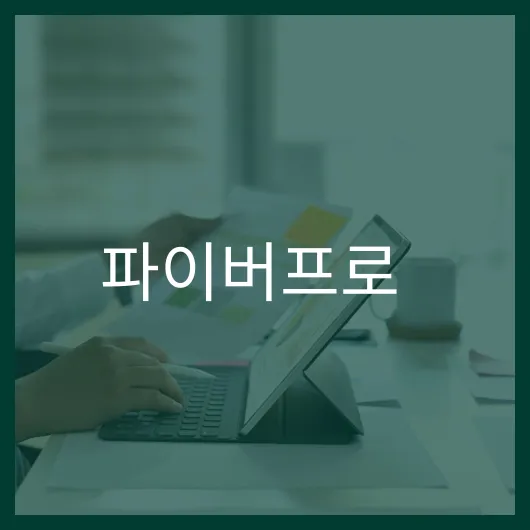 파이버프로 주가 전망: 성장 가능성 5가지 포인트 1 파이버프로